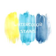 Watercolor stains N4