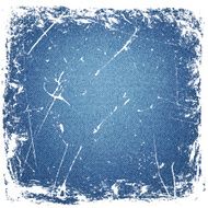 denim background with white grange frame vector illustration