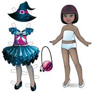 Paper doll Halloween collection N7