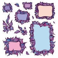 Set of ornamental frames N3