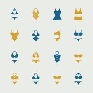Swimwear Icons - Color Series