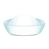 Peaked sailor hat