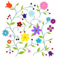 Floral background N463