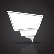 Abstract origami banner N5