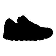 Vector running shoe silhouette N6