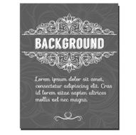 Vector vintage border frame N20