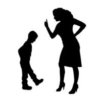 Vector silhouette of family N515