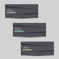 Abstract banner Vector illustration