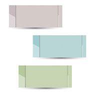 Set of colorful cards