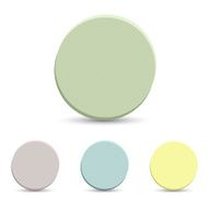 Set of colorful circle frames