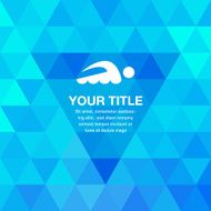 Blue Geometric Background N3