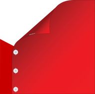 buttons on red shirt