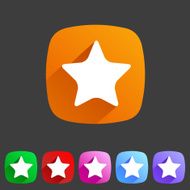 Flat icon star