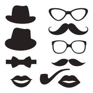 Retro hipster set
