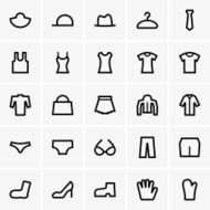 Clothes icons N15