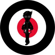 Mod Boy in Silhouette N7