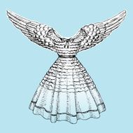 angel dress N2