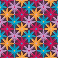 Seamless Pinwheel Floral