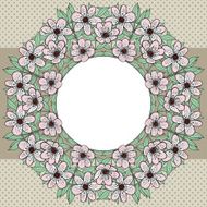 Cute floral seamless background N2