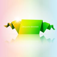 Origami banner N2