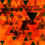 abstract vector red triangle pattern background