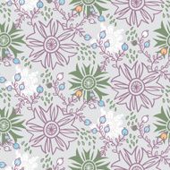 Cute floral seamless pattern background N27