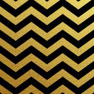 Gold glittering zigzag wave