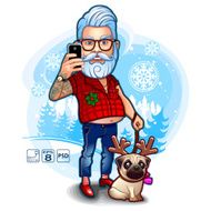 Santa Happy Selfie