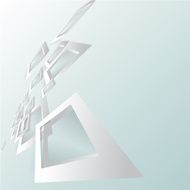 abstract gray 3D square pattern background