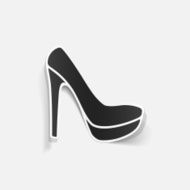 realistic design element shoe N32