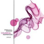Abstract smoky waves background Template brochure design N25