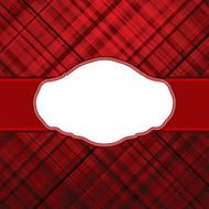 Wallace tartan red vintage card background EPS 8 N2
