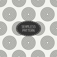 Geometric hipster line seamless pattern with circle round Wrapping paper N4