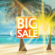 Final summer sale design template with beach N3