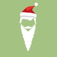 Santa Claus hipster fashion style N2