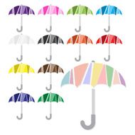 Vector set of umbrella icon N2