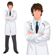 Young man doctor