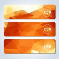 Abstract vector header banners N136