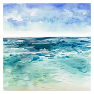 Watercolor Sea background N4