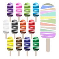 Vector set of ice cream icon N5