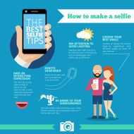 The best selfie tips How to make Infographic and instruction
