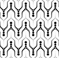 seamless dots zig zag pattern