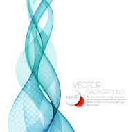 Smooth wave stream line abstract header layout Vector illustration N31