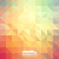 Abstract colorful triangle background N8