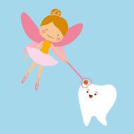 Tooth fairy and tooth mascot N2