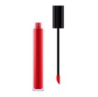 Opened red lip gloss tube