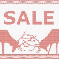 Sale Christmas background