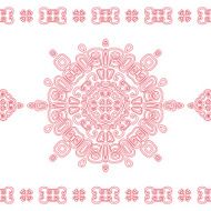 Seamless ethnic pattern belt
