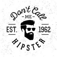 hipster vintage label N3