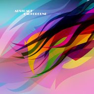 Abstract color wave background N3